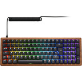 Sharkoon clavier gaming Bois/Noir, Layout DE, Gateron G Pro 3.0 Yellow