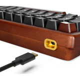 Sharkoon clavier gaming Bois/Noir, Layout DE, Gateron G Pro 3.0 Yellow