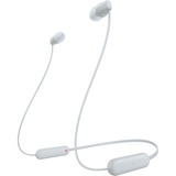 Sony WI-C100 Casque Sans fil Ecouteurs Appels/Musique Bluetooth Blanc écouteurs in-ear Blanc, Sans fil, Appels/Musique, 20 - 20000 Hz, 20 g, Casque, Blanc
