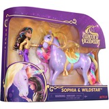 Spin Master Coffret Licorne Et Poupee Wildstar Et Sophia Unicorn Academy, Figurine Coffret Licorne Et Poupee Wildstar Et Sophia Unicorn Academy, Poupée mannequin, Femelle, 4 an(s), Fille, 115 mm, 180 g