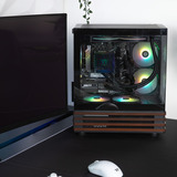 Thermaltake LCGS00001, PC gaming Noir/bois