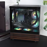 Thermaltake LCGS View 170WS, PC gaming Noir/bois