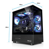 Thermaltake PC-000089-DE, PC gaming Noir