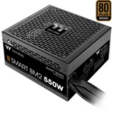 Thermaltake Smart BM2 unité d'alimentation d'énergie 550 W 20+4 pin ATX ATX Noir Noir, 550 W, 100 - 240 V, 47 - 63 Hz, 10 A, Actif, 110 W