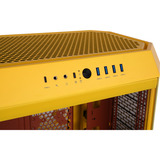 Thermaltake The Tower 600 boîtier midi tower Jaune | 4x USB-A | 1x USB-C | Verre trempé
