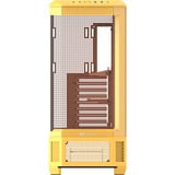 Thermaltake View 600 TG Butter Caramel boîtier big tower Jaune | 2x USB-A | 1x USB-C | Verre Trempé