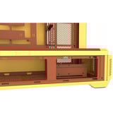 Thermaltake View 600 TG Butter Caramel boîtier big tower Jaune | 2x USB-A | 1x USB-C | Verre Trempé