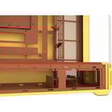 Thermaltake View 600 TG Butter Caramel boîtier big tower Jaune | 2x USB-A | 1x USB-C | Verre Trempé