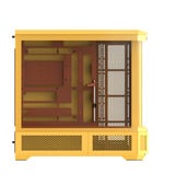 Thermaltake  boîtier big tower Jaune | 2x USB-A | 1x USB-C | Window