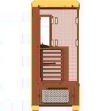 Thermaltake  boîtier big tower Jaune | 2x USB-A | 1x USB-C | Window