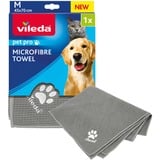 Vileda Serviette en microfibre Pet Pro M Gris