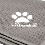 Vileda Serviette en microfibre Pet Pro M Gris