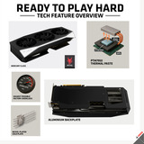 XFX Radeon RX 9060 XT Mercury OC, Carte graphique Noir