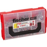 fischer FIXtainer - DUOPOWER 220 pièce(s) Ancre d'expansion, Cheville Gris clair/Rouge, Ancre d'expansion, Béton, Métal, Gris, 220 pièce(s), Boîte