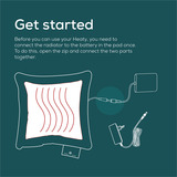 Beurer HK 77 Heaty celestial-green, Coussin chauffant Vert