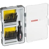 Bosch Set de tournevis avec poignée, 1/4", 37 pièces, Set d'embouts de vissage 