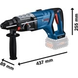 Bosch GBH 18V-28 D Professional solo, 0611919004, Marteau piqueur Bleu/Noir