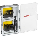 Bosch Set de tournevis avec poignée, 1/4", 37 pièces, Set d'embouts de vissage 