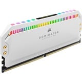 Corsair 32 Go DDR5-5200 Kit, Mémoire vive Blanc, CMT32GX5M2B5200C40W, Dominator Platinum RGB, XMP
