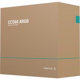DeepCool CC560 ARGB, Boîtier PC Noir, 1x USB-A 2.0, 1x USB-A 3.2 (5 Gbit/s), 1x Audio, Window-kit