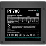 DeepCool PF700 alimentation 700 watt Noir, 4x PCIe, 700 W, 220 - 240 V, 50 Hz, 100 W, 696 W, 100 W