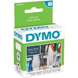 Dymo LW petites étiquettes autocollantes authentiques polyvalentes | 13 mm x 25 mm | rouleau de 1000 étiquettes faciles à décoller | pour les étiqueteuses LabelWriter Blanc, Blanc, Imprimante d'étiquette adhésive, Papier, Amovible, Rectangle, LabelWriter