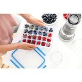 Emsa Récipients fraîcheur Clip & Close 0,55 L, Boîte Transparent/Bleu, 3 pièces, rectangulaires