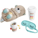 Fisher-Price Coffret Jeu, Apaisement Et Boisson, Peluche Apaisement Et Boisson, Loutre en peluche, Interactif, Sonore, AA, Piles fournies