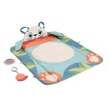 Fisher-Price Planet Friends – Tapis d’éveil Panda à Rouler, Tapis de jeu Tapis de jeux pour bébé, Tissu, Plastique, Multicolore