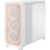 Fractal Design Meshify 3 XL Ambience Pro RGB Clear Tint boîtier big tower Blanc | 2x USB-A | 1x USB-C | RGB | Verre Trempé