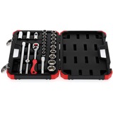 GEDORE R69003024 douills et ensemble de douilles, Clés mixtes à cliquet Rouge/Noir, 85 mm