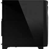 GIGABYTE C301 GLASS Midi Tower Noir, boîtier pc Noir | 2x USB-A | 1x USB-C | RGB | Window