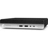 HP D-HPPD400G4-MU-T001, Mini PC Noir/Argent
