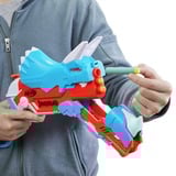 Hasbro NERF NERF DinoSquad Tricera-Blast, NERF Gun Bleu clair/Orange, Blaster jouet, 8 an(s), 99 an(s), 544 g