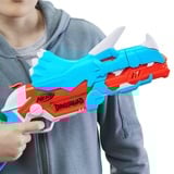 Hasbro NERF NERF DinoSquad Tricera-Blast, NERF Gun Bleu clair/Orange, Blaster jouet, 8 an(s), 99 an(s), 544 g