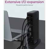 ICY BOX IB-DK2252AC Avec fil USB 3.2 Gen 1 (3.1 Gen 1) Type-C Noir, Station d'accueil Noir, Avec fil, USB 3.2 Gen 1 (3.1 Gen 1) Type-C, 10,100,1000 Mbit/s, Noir, 5 Gbit/s, 4K Ultra HD