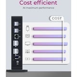 ICY BOX IB-DK2252AC Avec fil USB 3.2 Gen 1 (3.1 Gen 1) Type-C Noir, Station d'accueil Noir, Avec fil, USB 3.2 Gen 1 (3.1 Gen 1) Type-C, 10,100,1000 Mbit/s, Noir, 5 Gbit/s, 4K Ultra HD