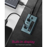 ICY BOX IB-HUB1454-C31 USB 3.2 Gen 1 (3.1 Gen 1) Type-C 10000 Mbit/s Bleu, Gris, Hub USB USB 3.2 Gen 1 (3.1 Gen 1) Type-C, USB 3.2 Gen 2 (3.1 Gen 2) Type-C, USB Type-C, 10000 Mbit/s, Bleu, Gris, Aluminium, 20 W