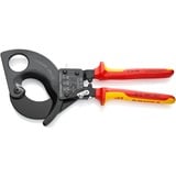 KNIPEX Coupe-câbles 95 36 280, Tenailles de cran principe du cliquet, 52 Ø mm, 380 mm²