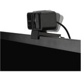 Kensington W1050 Webcam 1080p avec grand angle et mise au point fixe Noir, 3 MP, 1920 x 1080 pixels, Full HD, 30 ips, 1080p, 2x