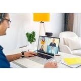 Kensington W1050 Webcam 1080p avec grand angle et mise au point fixe Noir, 3 MP, 1920 x 1080 pixels, Full HD, 30 ips, 1080p, 2x
