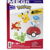 Mattel Pokémon – – Équipe de la Région de Paldea, Jouets de construction Jeu de construction, 6 an(s), Plastique, 79 pièce(s), 172,4 g