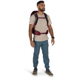 Osprey Hikelite 28, Sac à dos Bordeaux/Noir