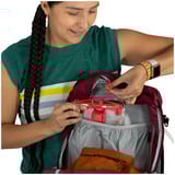 Osprey Hikelite 28, Sac à dos Bordeaux/Noir