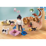 PLAYMOBIL My Life Café pour chats, Jouets de construction 