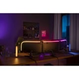 Philips Hue Hue Play gradient lightstrip pour PC, Bande LED Noir/Blanc, Philips Hue Play gradient lightstrip pour PC, Eclairage intelligent par bande, Bluetooth/Zigbee, Noir, Blanc, LED, Silicone, Ampoule(s) non remplaçable(s)