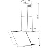 Respekta CH 24060 SAM, Hotte aspirante Noir