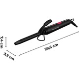 Rowenta Curler 2 CF2119 brosse soufflante et fer à lisser Fer à friser À chaleur Noir 25 W 1,8 m Noir, Fer à friser, À chaleur, Barre de défilement, Forme de baril raide, Cheveux secs/mouillés, 180 °C