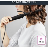 Rowenta Curler 2 CF2119 brosse soufflante et fer à lisser Fer à friser À chaleur Noir 25 W 1,8 m Noir, Fer à friser, À chaleur, Barre de défilement, Forme de baril raide, Cheveux secs/mouillés, 180 °C