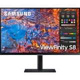 Samsung ViewFinity S8 LS27B800PXPXEN 27" 4K Ultra HD Moniteur Noir, 1x DisplayPort, 1x HDMI, 1x USB-C, 3x USB-A, 1x RJ-45, 4K UHD, HDMI, DisplayPort, USB-C, USB-A 3.2, VESA DisplayHDR 400